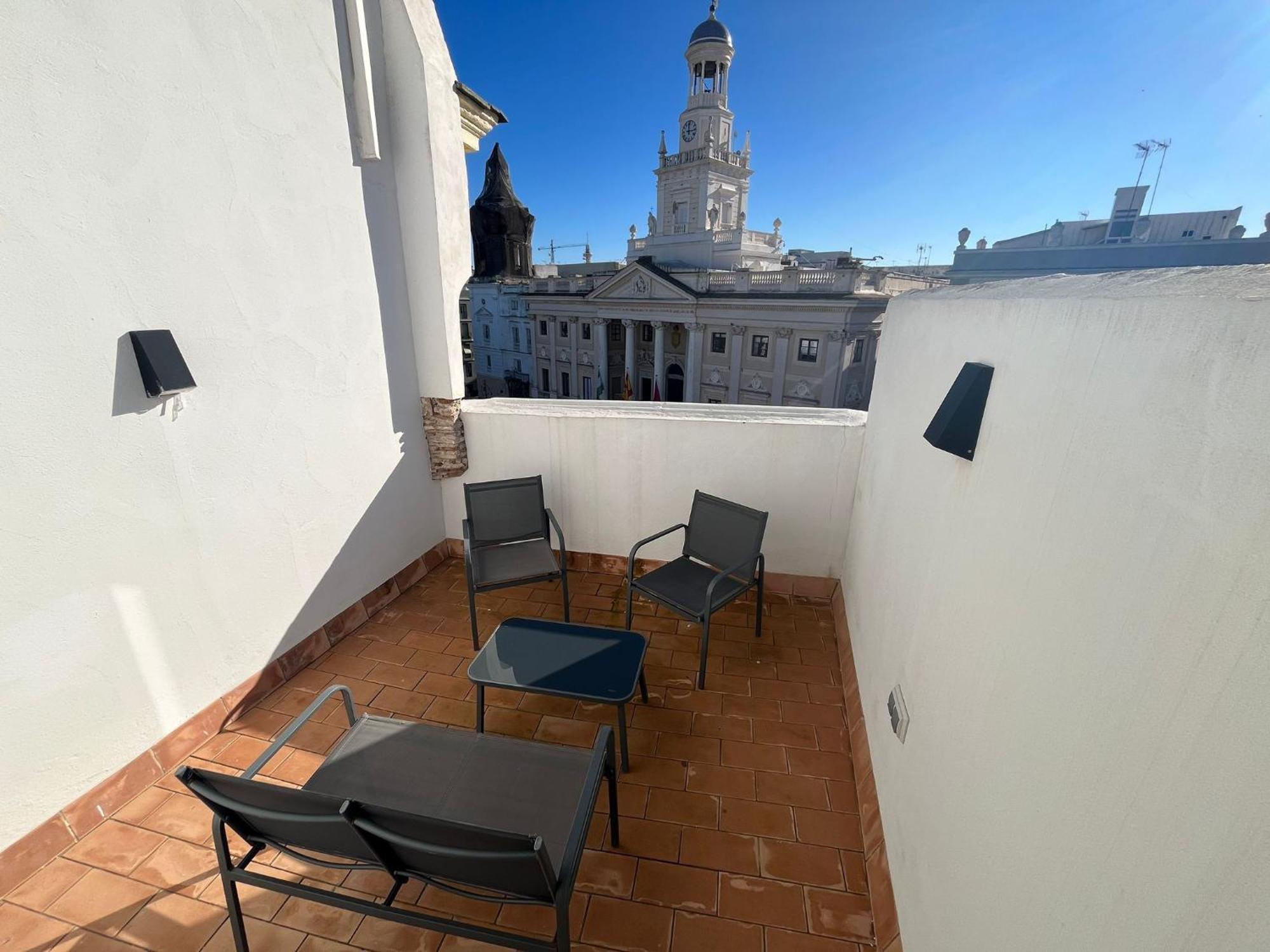 Penthouse La Plaza En Cadiz Centro Grupo Ac Gestion Apartment ภายนอก รูปภาพ