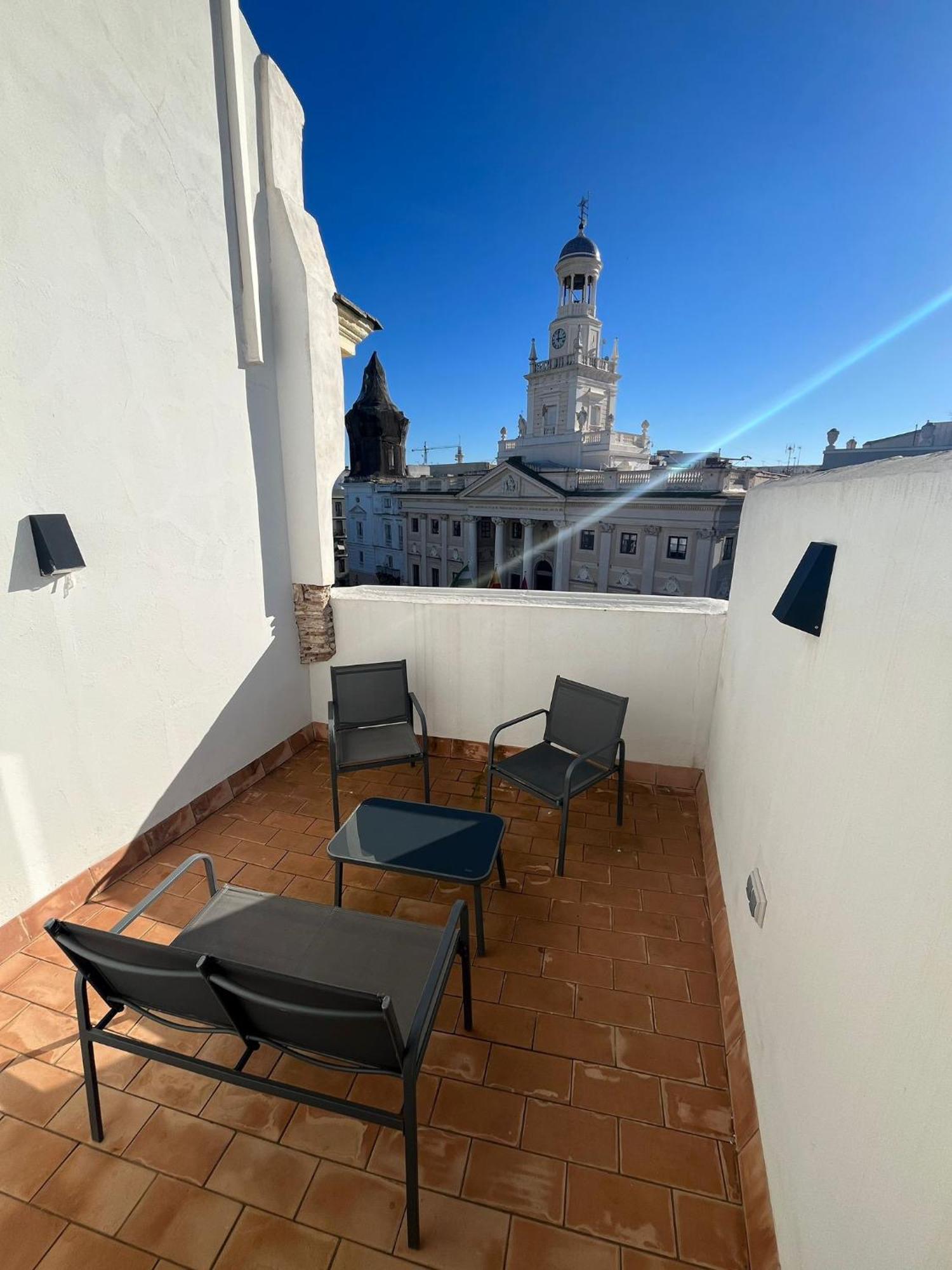 Penthouse La Plaza En Cadiz Centro Grupo Ac Gestion Apartment ภายนอก รูปภาพ