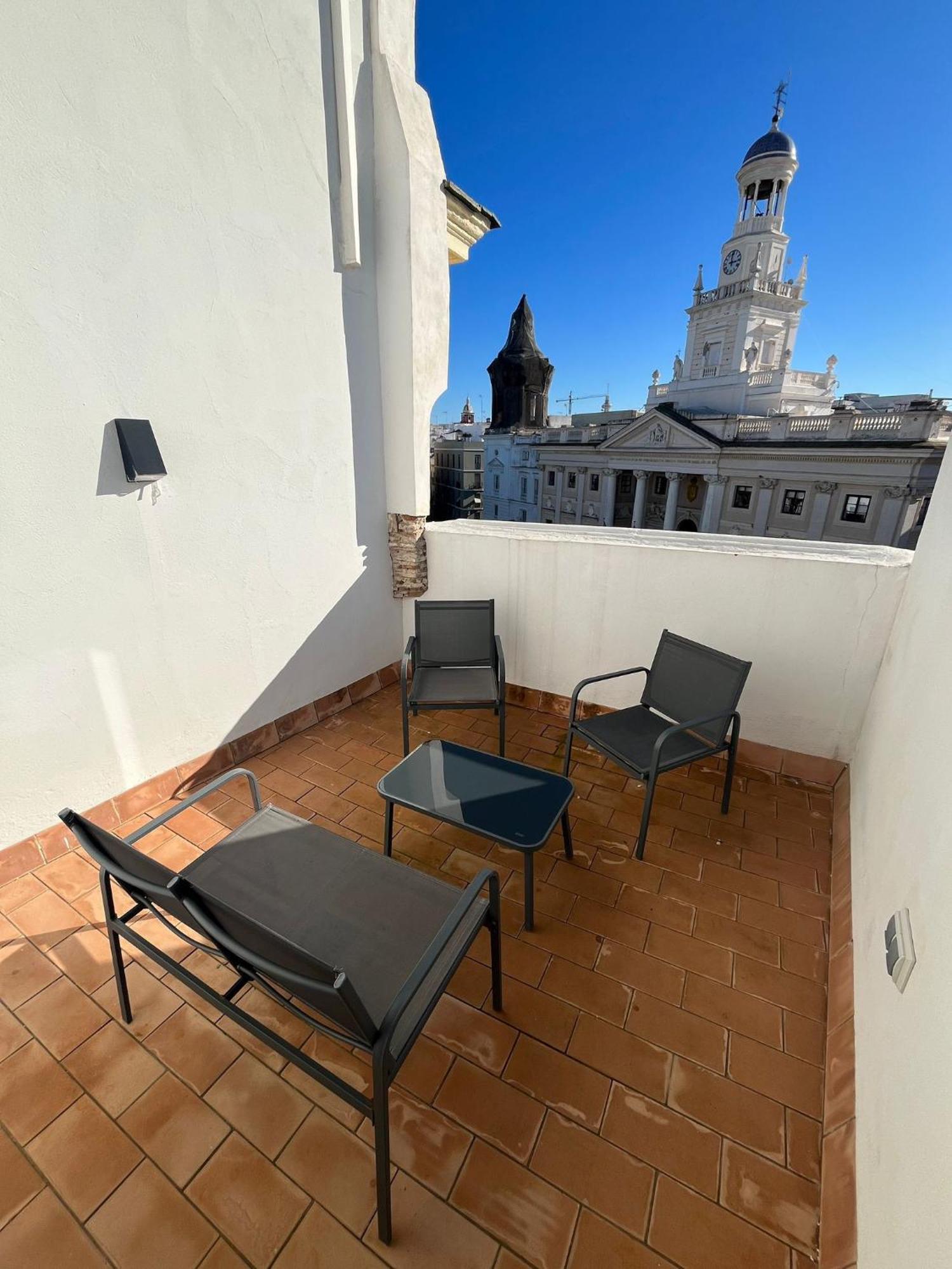 Penthouse La Plaza En Cadiz Centro Grupo Ac Gestion Apartment ภายนอก รูปภาพ